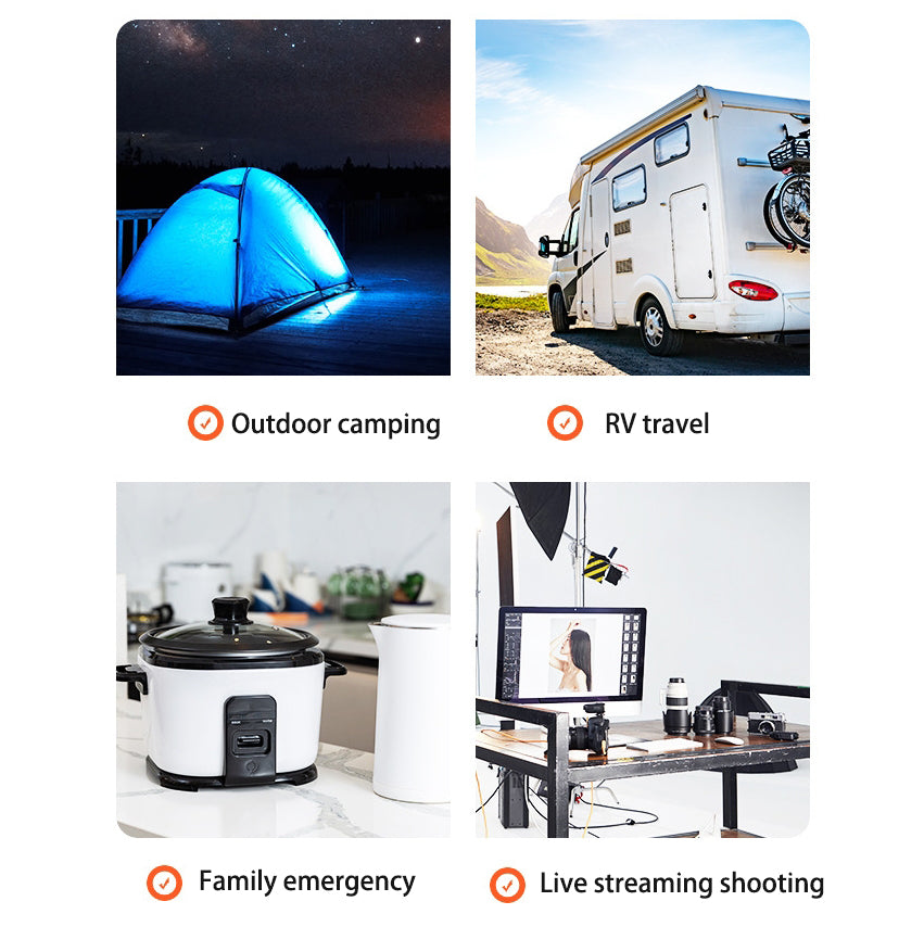 Portable emergency power station